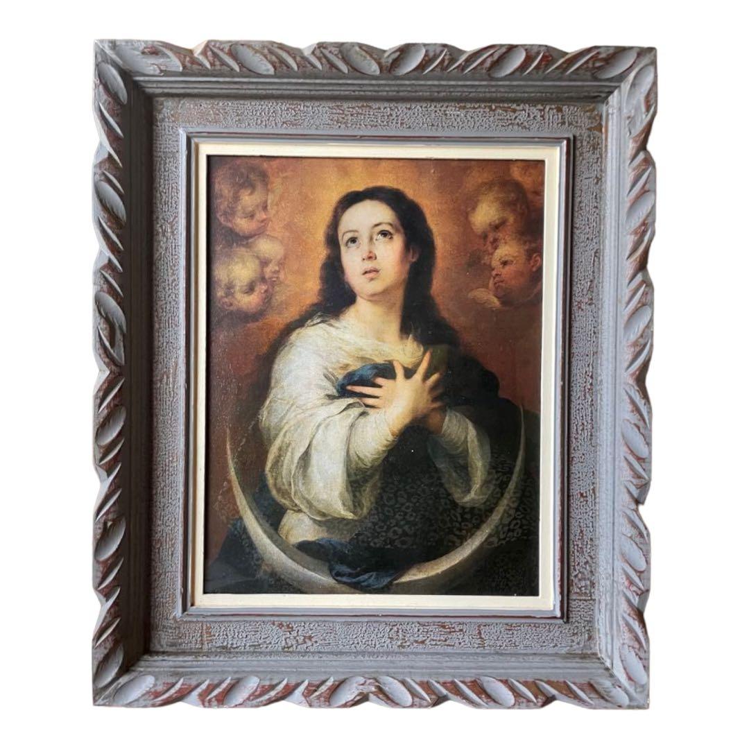 【絵画】ムリーリョ 無原罪の御宿り　額入りレプリカ