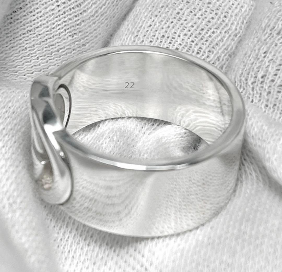 極美品‼️GUCCI 指輪　インターロッキングワイドリング　20号