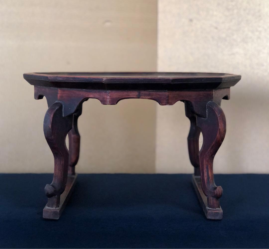 割引❗️《R》李朝 ソバン 李朝膳 十二角膳 虎足 李朝家具　250714E2