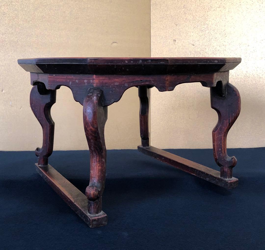 割引❗️《R》李朝 ソバン 李朝膳 十二角膳 虎足 李朝家具　250714E2