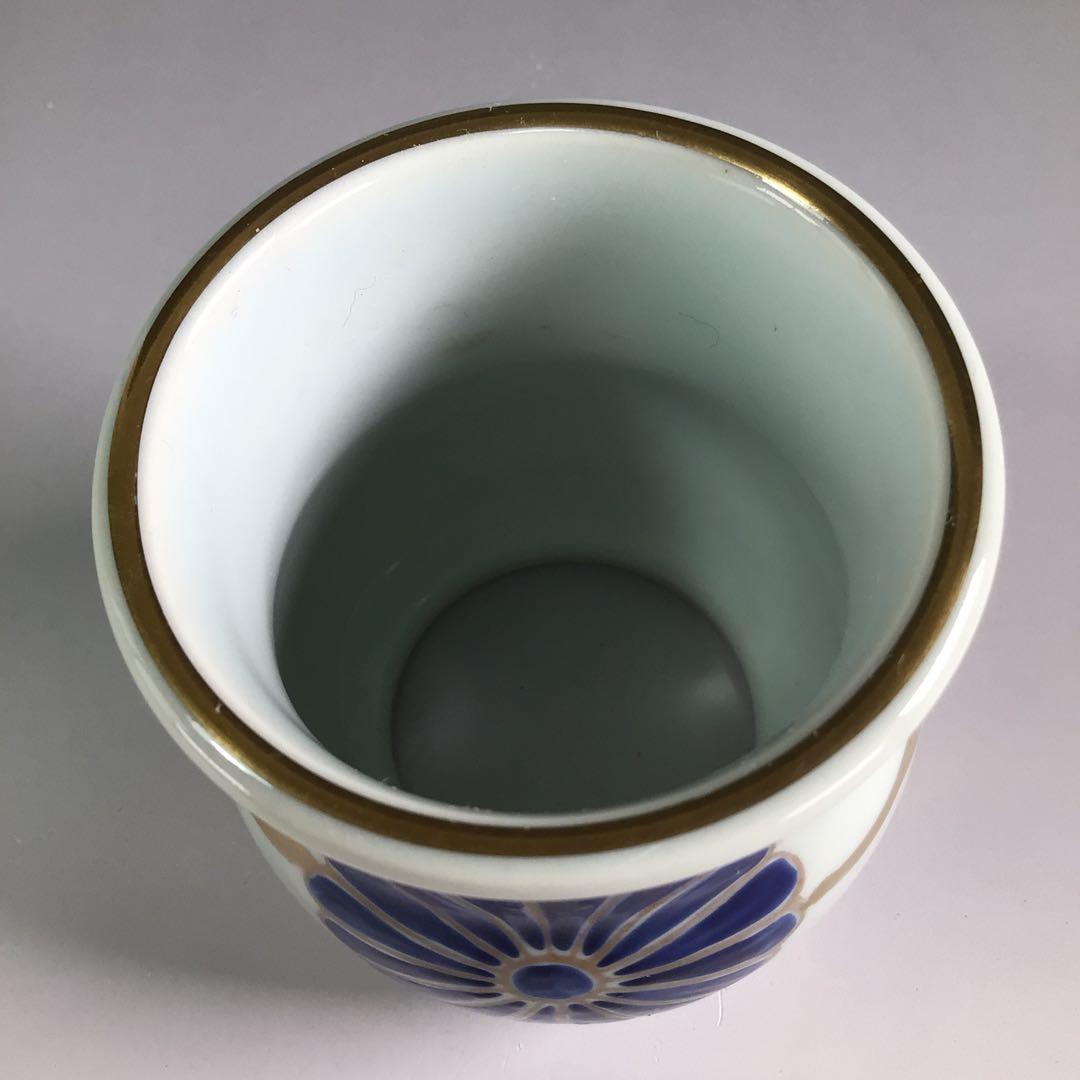 Ｒ４１１　皆具　『平安　手塚玉堂造』『金彩色絵唐草文』　共箱　茶道具