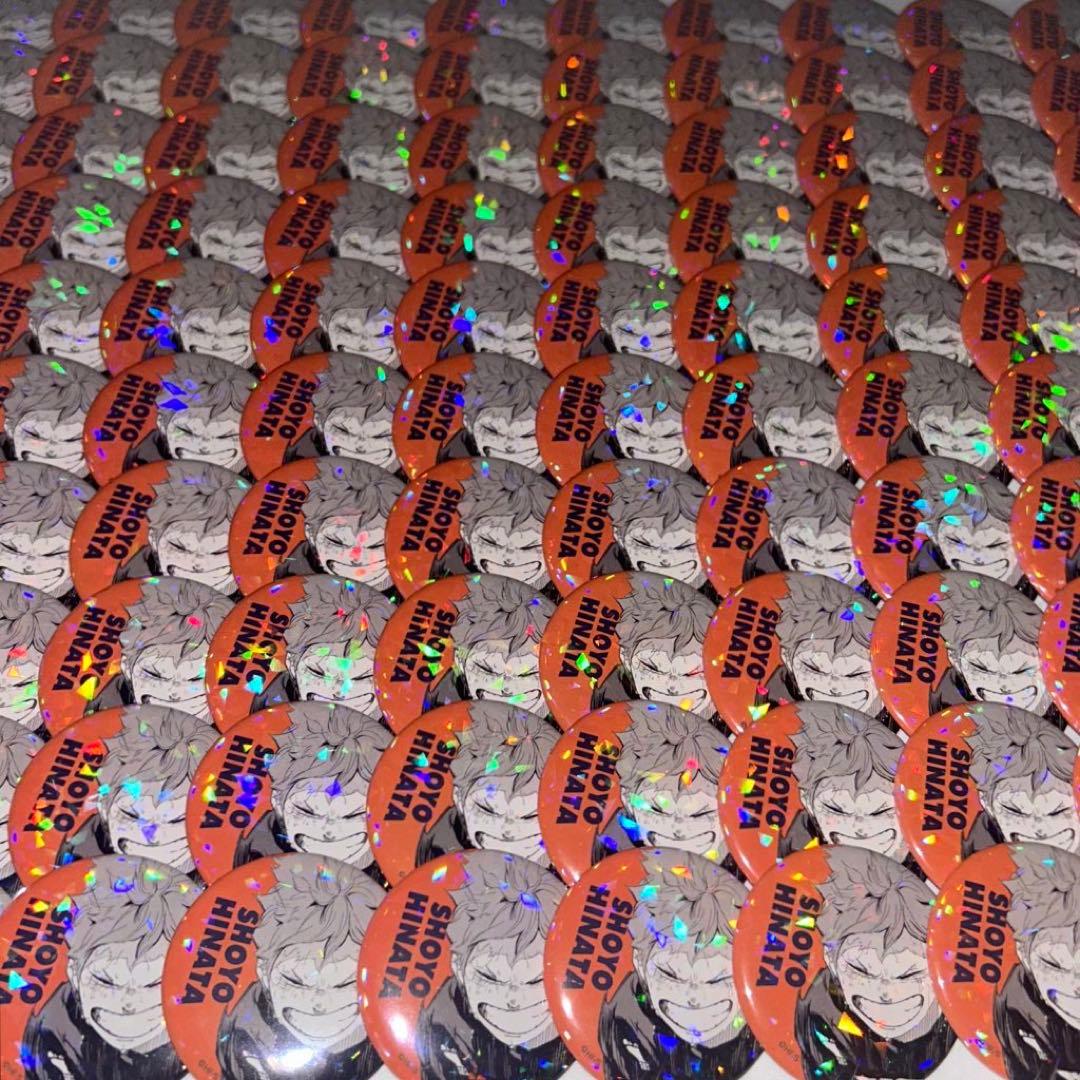 日向翔陽 オールスター缶バッジ100個