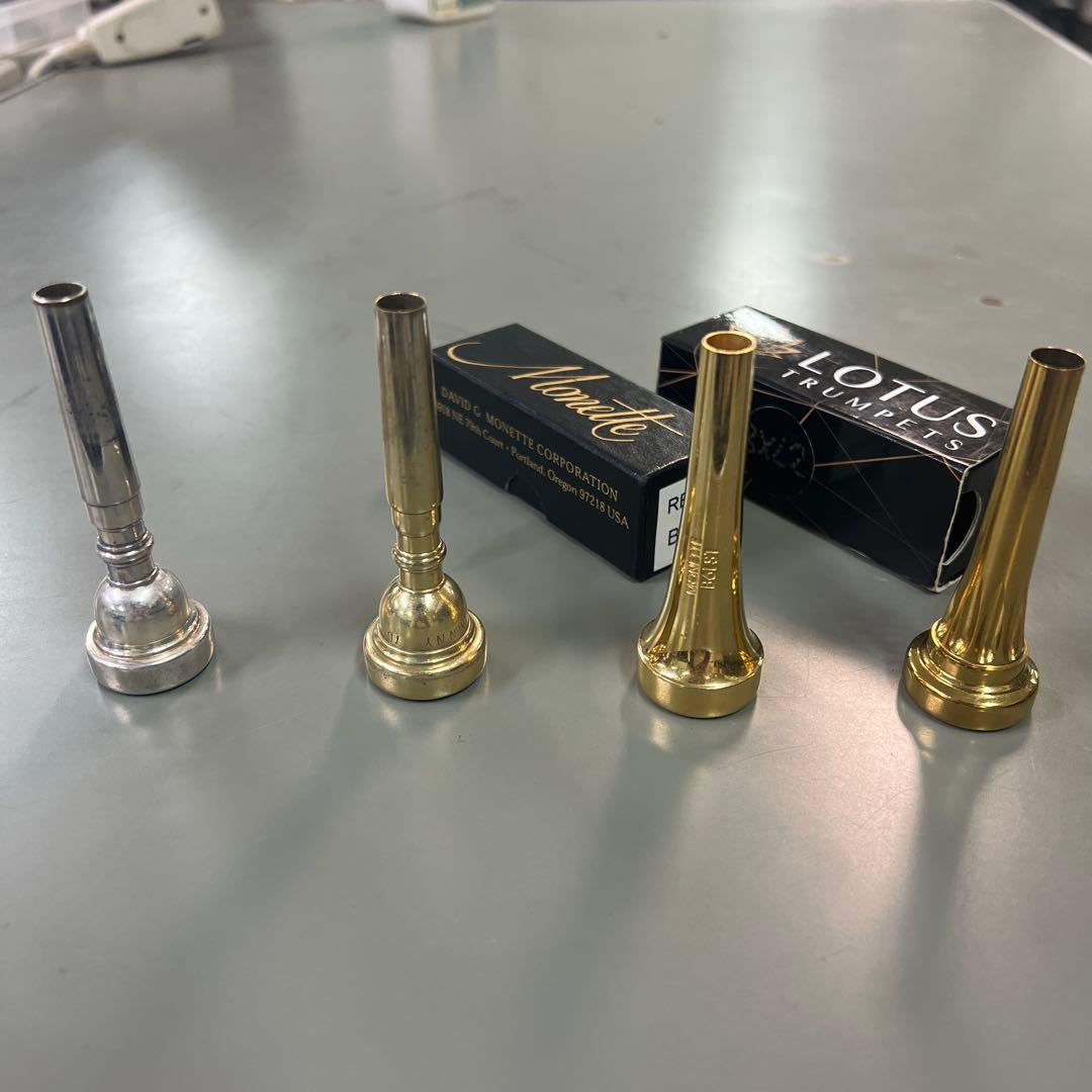 トランペットマウスピース LOTUS・Monette・Bach・MT.Bach