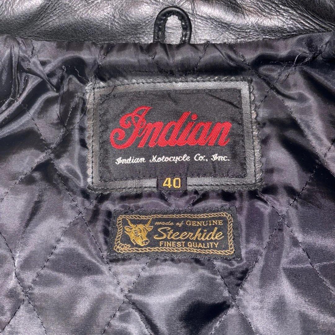 Indian motorcycle シングルライダース　40 ステアハイドレザー