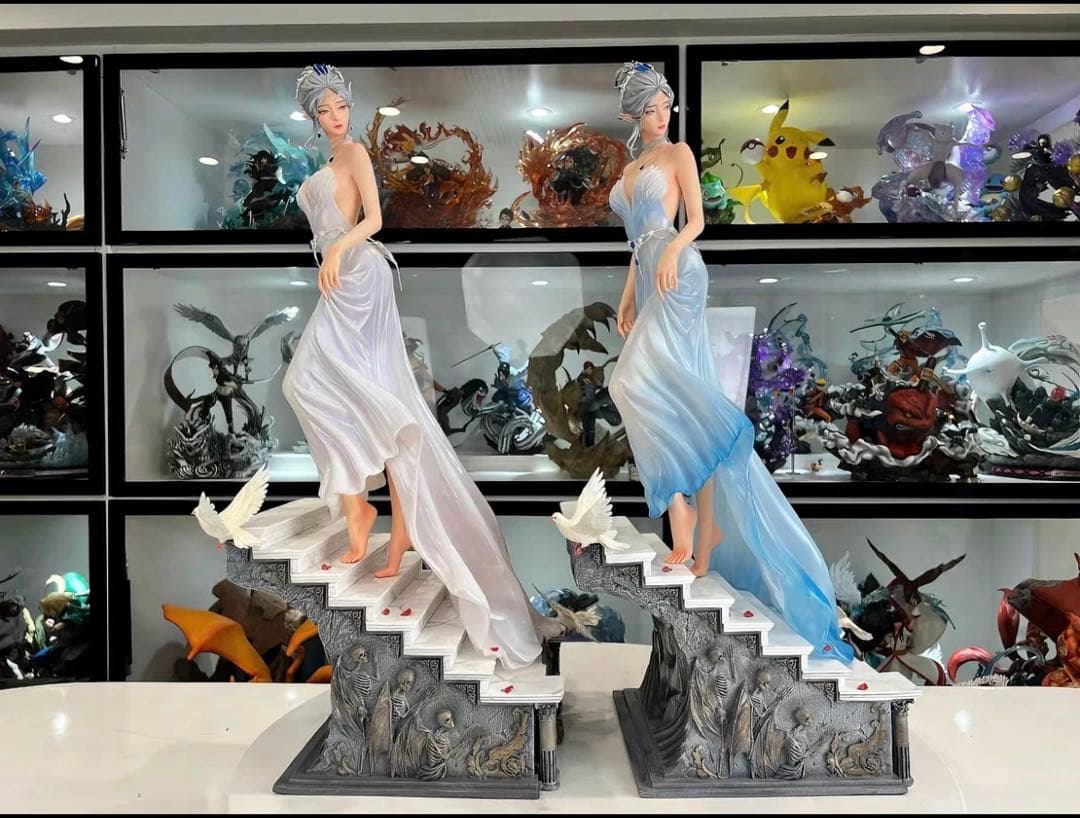 鬼刀シリーズ TES 風鈴 振り返る 海琴の煙 風鈴アスミ スタチューフィギュア