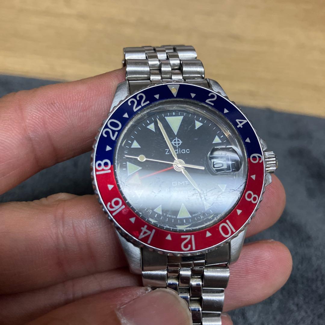 zodiac GMT クオーツ　防水200m ゾディアック