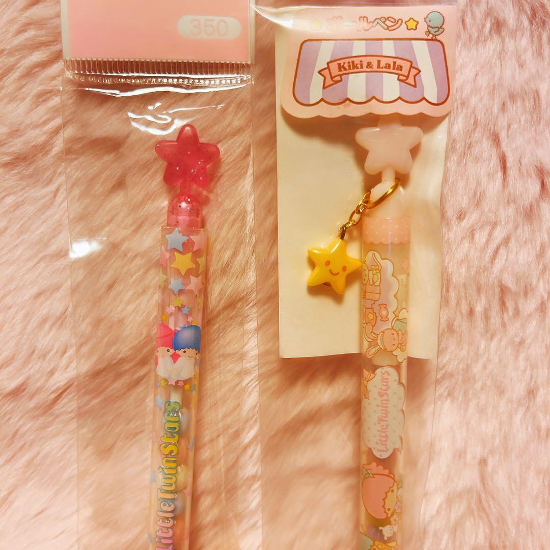 希少レア　リトルツインスターズ　ボールペンセット　平成レトロ　サンリオ