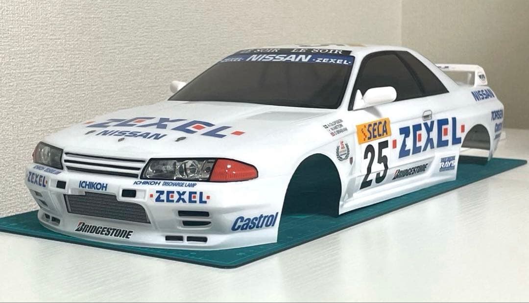 タミヤラジコンボディ　ゼクセルR32GTR