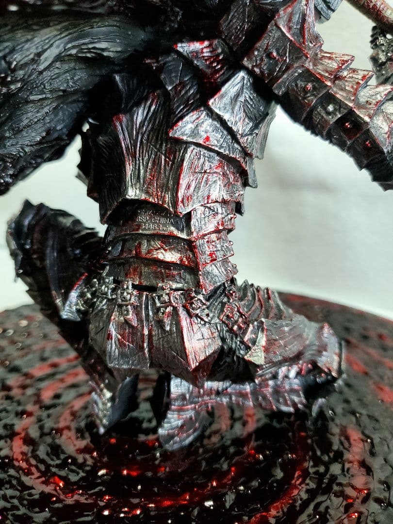 リペイント ベルセルク一番くじ A賞B賞 ガッツ フィギュア 赤渦台座 箱付き