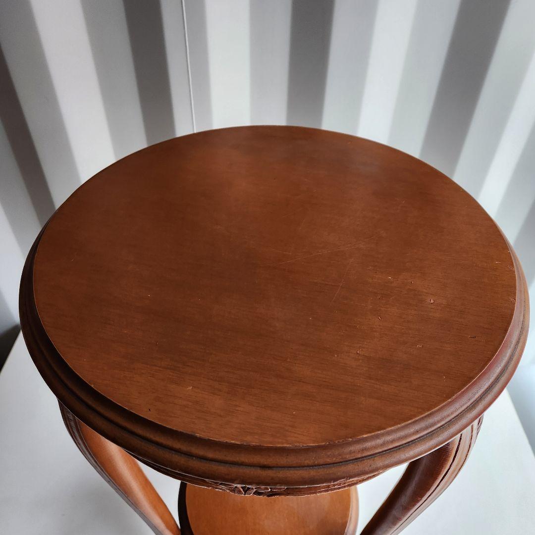 希少　アンティーク　猫脚　コンソールテーブル　サイドテーブル　花台