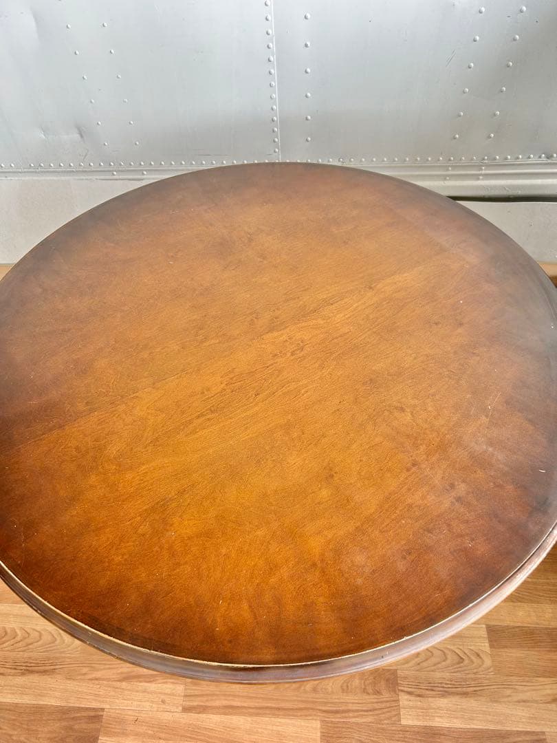 700 まさら様　円形　ダイニングテーブル 直径120cm レトロ　a