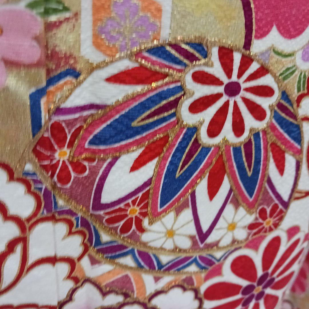 薄桃×薄黄　振袖フルセット　未使用品