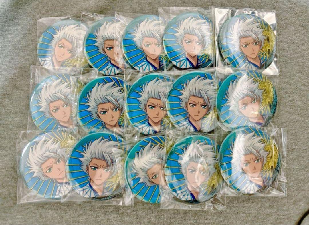 BLEACH 日番谷冬獅郎 缶バッジ 番傘 15点セット