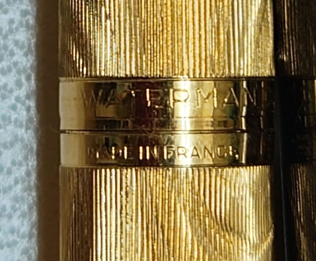 WATERMAN 18K 750 万年筆　【おまけ】モンブラン万年筆