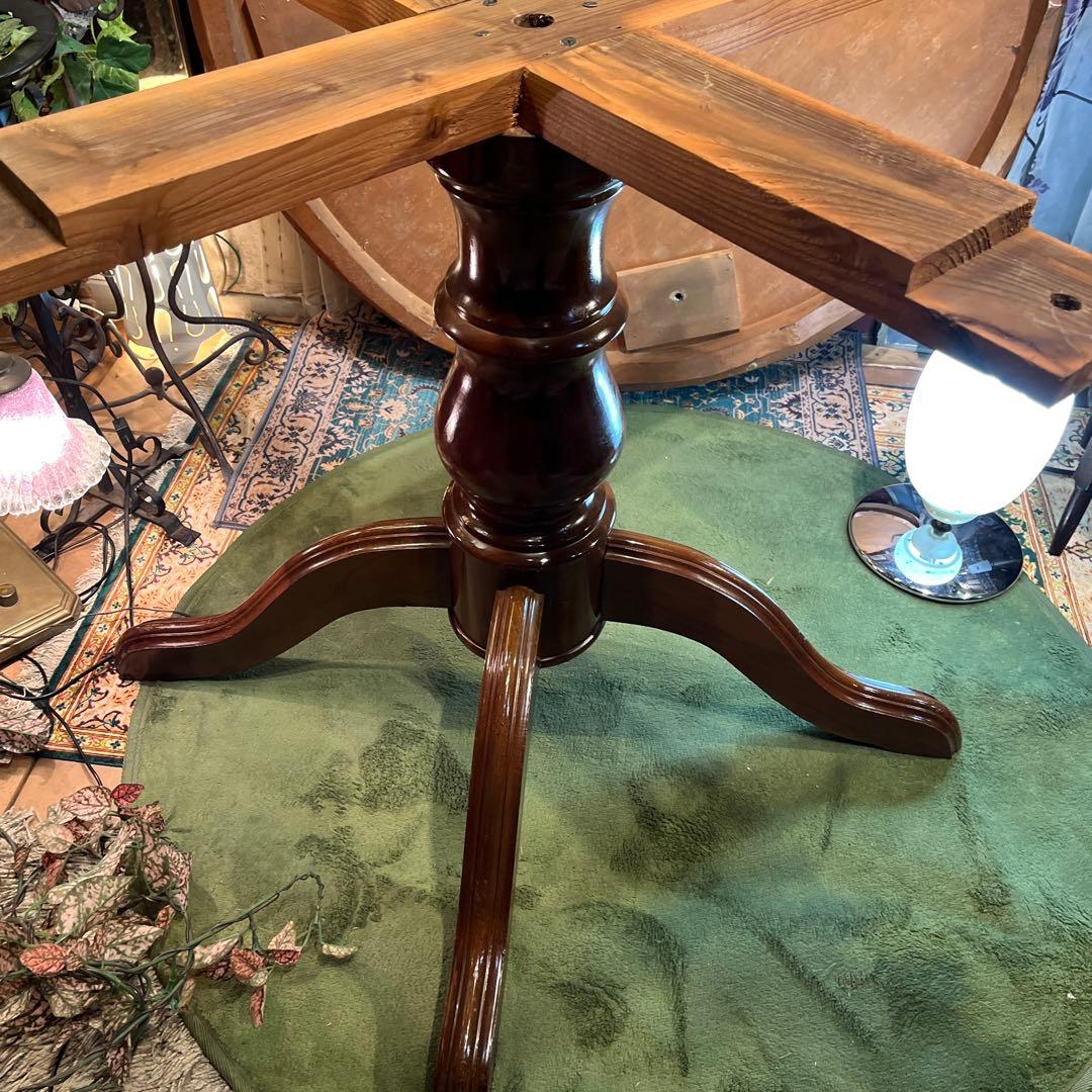 meru 引取価格　ヴィンテージ イタリアン象嵌　ラウンドテーブル