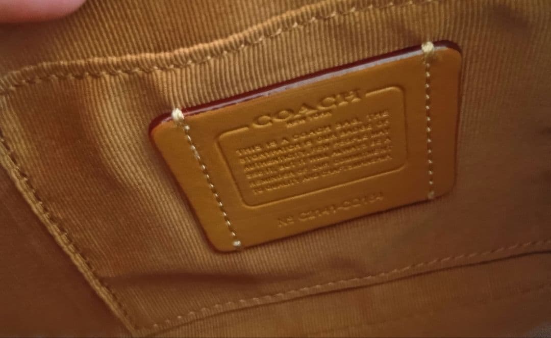 COACH　コーチショルダーバッグ ダブルポケット