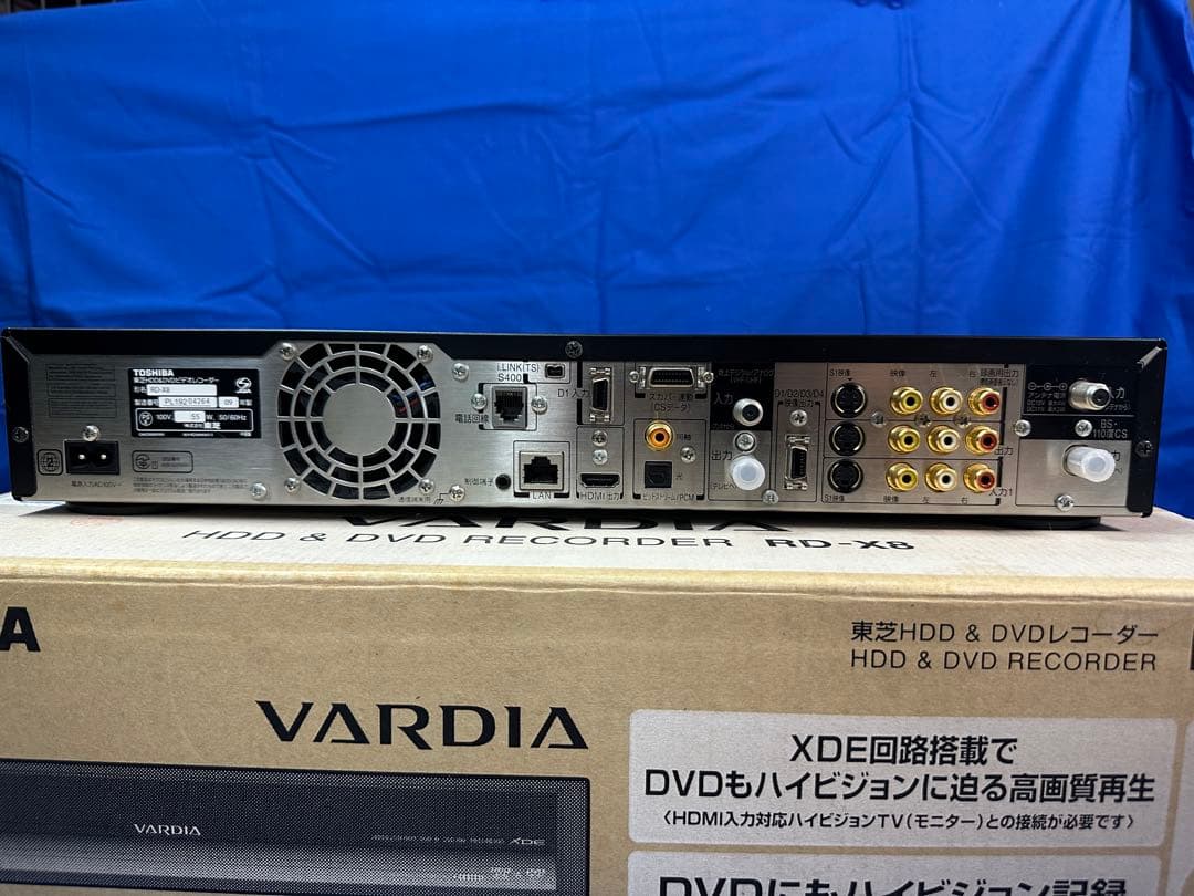 【ザジ】　東芝 DVD/HDDレコーダー RD-X8 フラッグシップ機