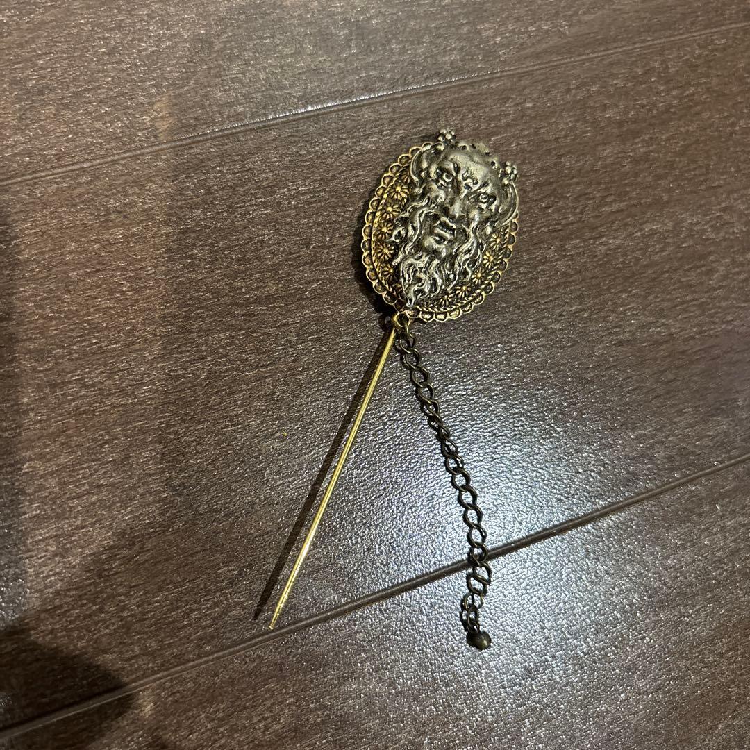 ビンテージ　悪魔　デビル　ハット　ラペル　ピン　バッジ