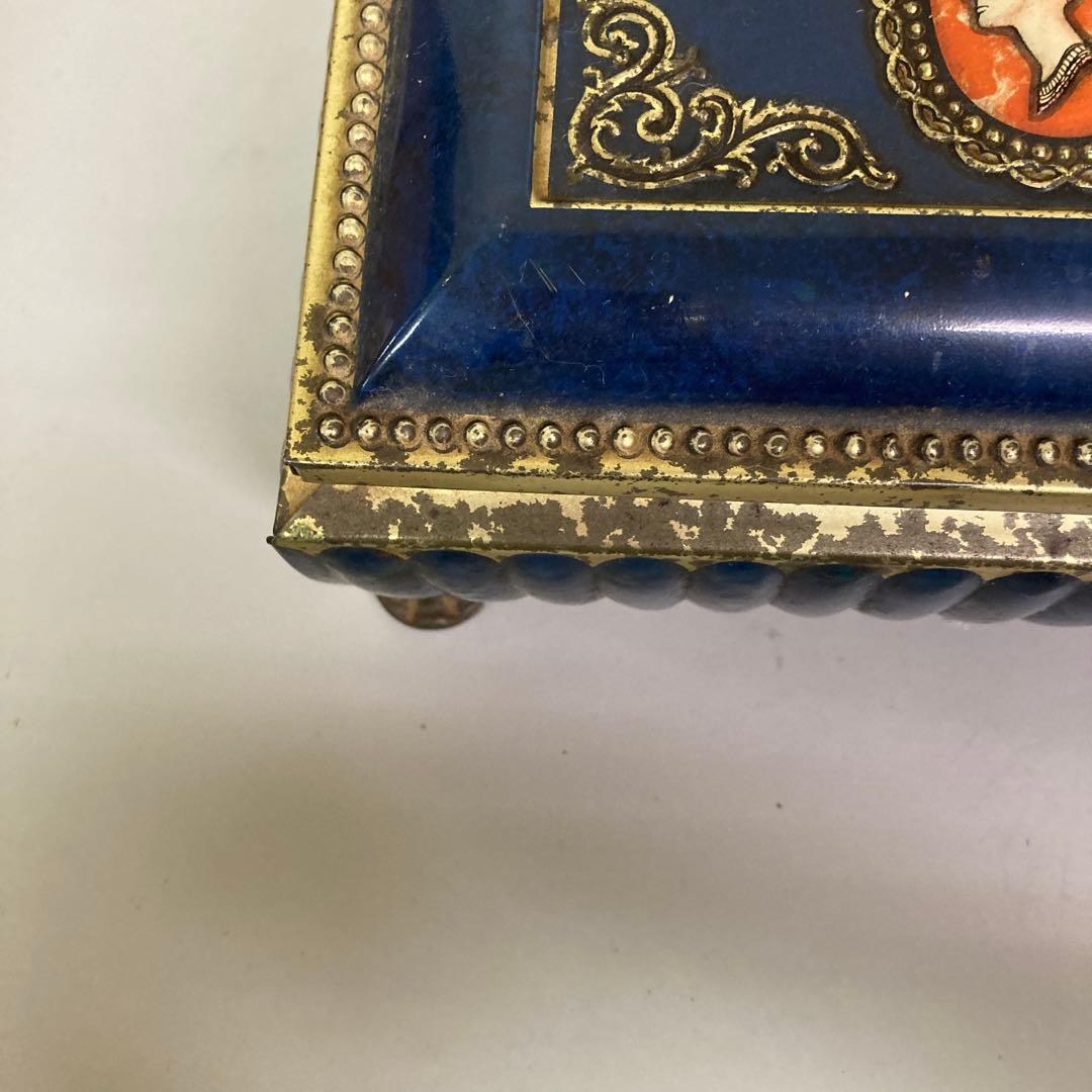 E-壁 【アンティーク】Bensons 貴婦人カメオ ジュエリーボックス 宝石箱