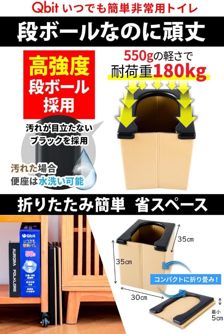 どこでも携帯トイレ Sサイズ 非常用 災害用