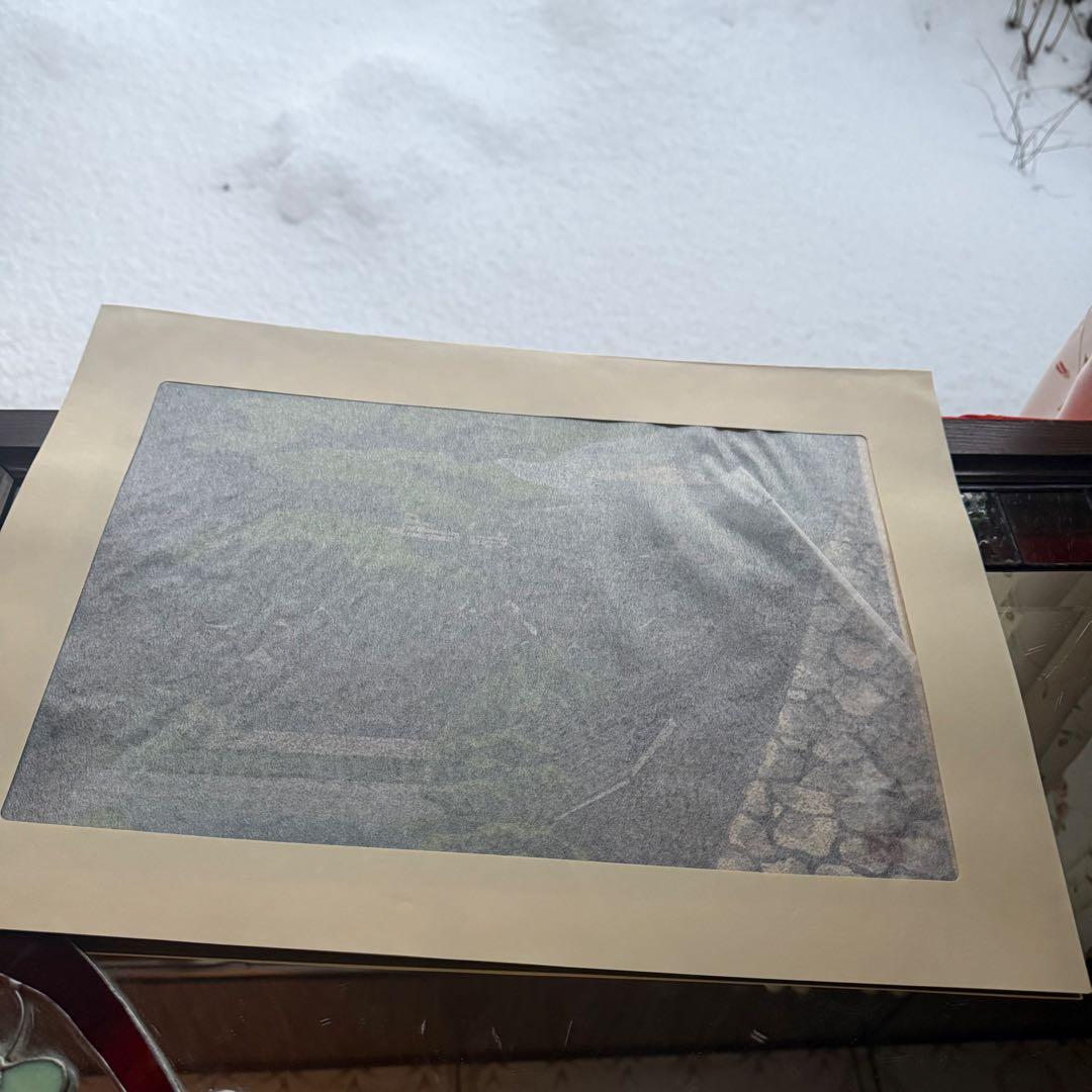 2220様感謝‼️井堂雅夫金沢十景「浅野川眺望」金沢名所木版画和紙台紙付