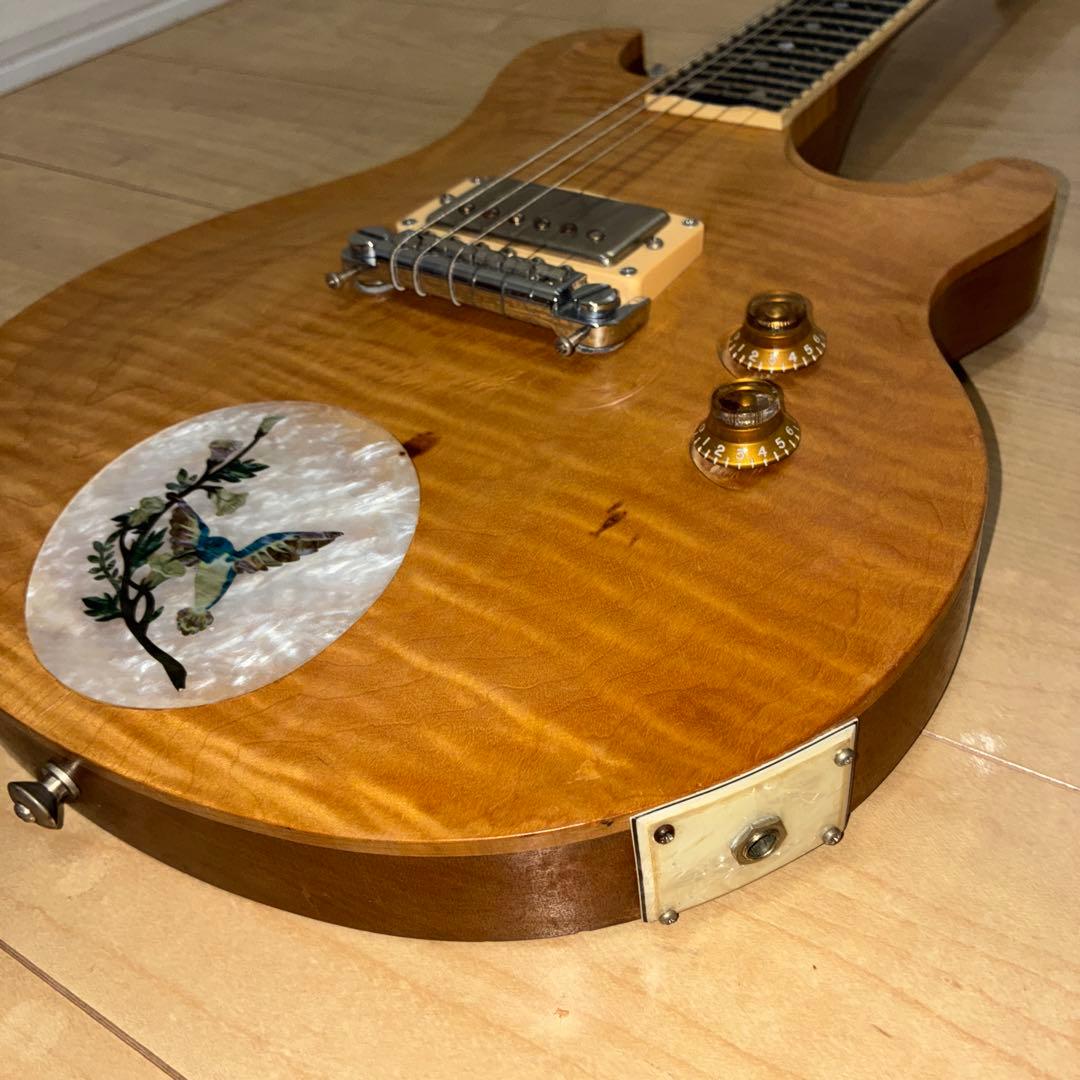 自作　エレキギター　詳細不明　かっこいいですがジャンク　ディマジオピックアップ