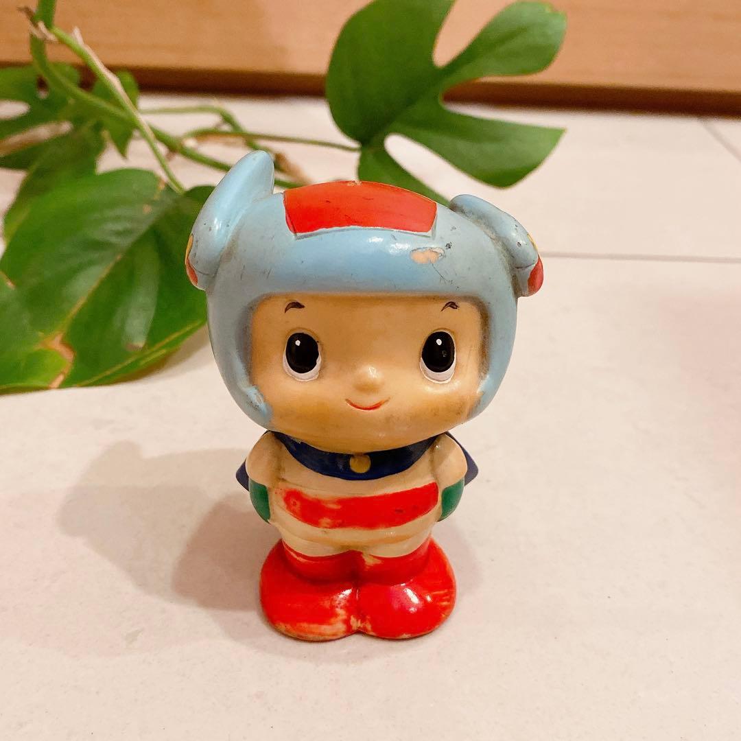 昭和レトロ　農協のすーぱーくん　ソフビ　貯金箱　希少品　1体