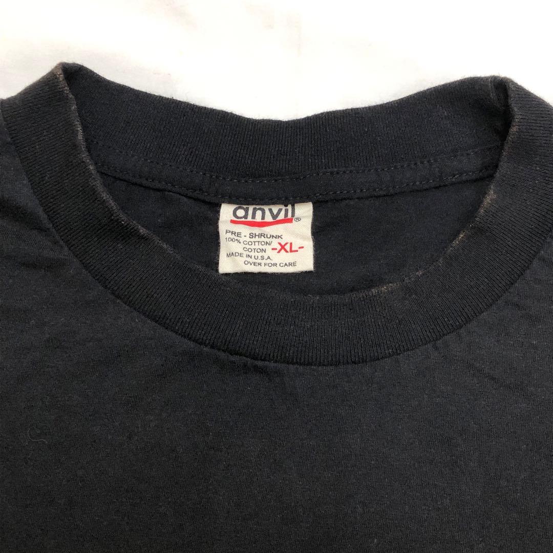 ANVIL NIRVANA SMILE スマイル Tシャツ ブラック XL