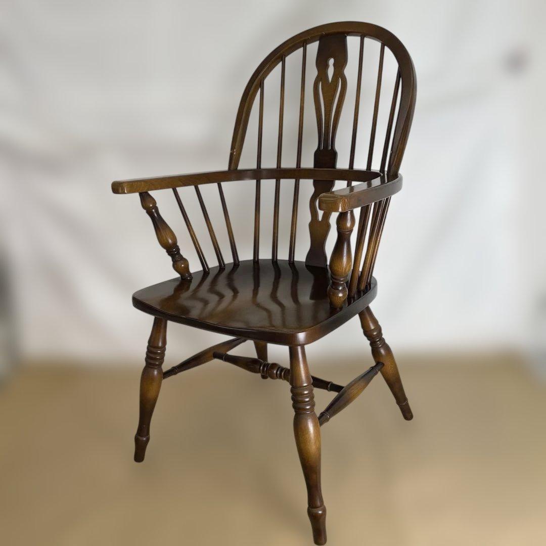 最終値下げ！ウインザーチェアー　キツツキ　国産　飛騨産業　02