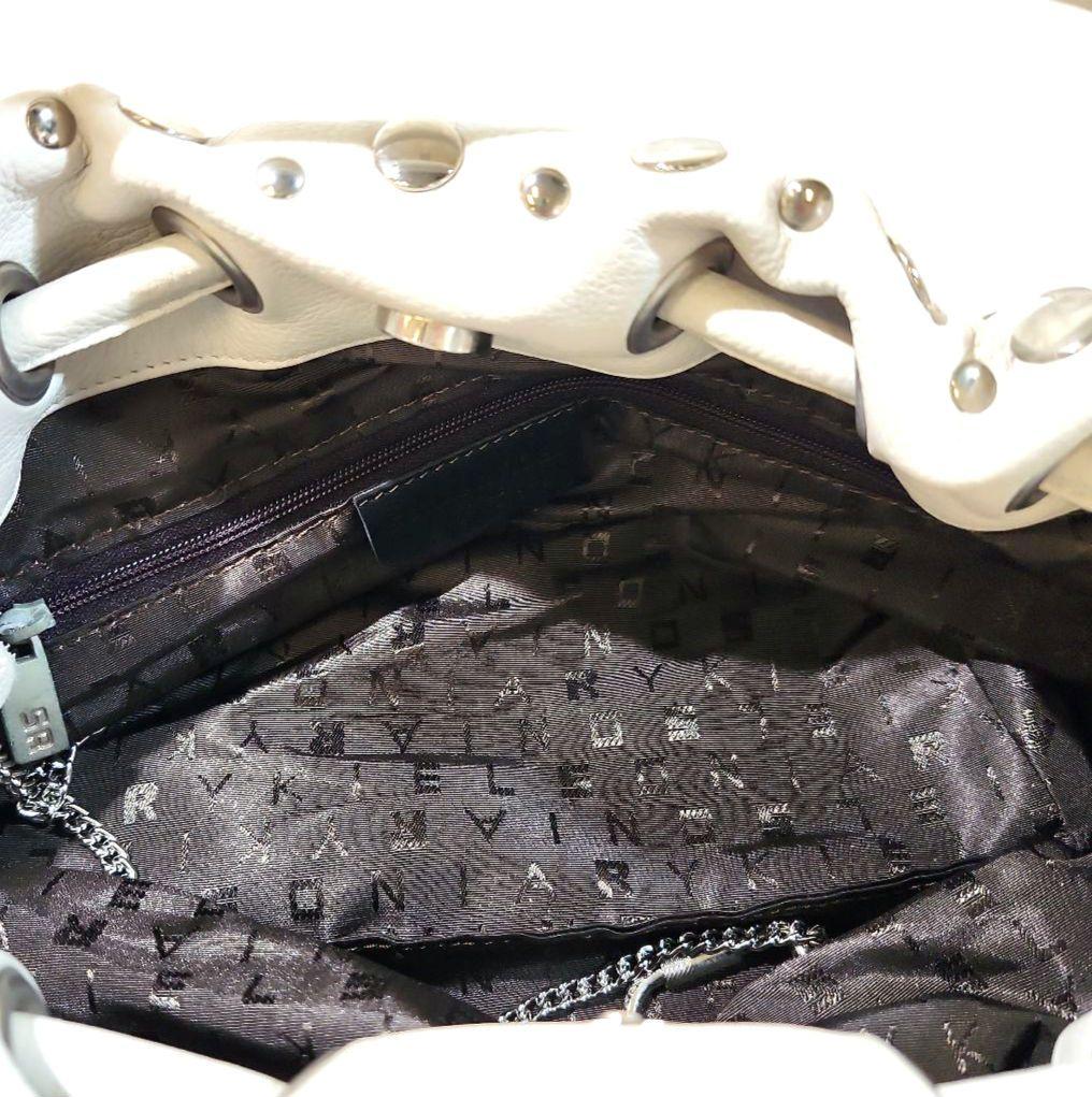 SONIA RYKIEL　ソニアリキエル　ドミノスタッズ　ホワイト　バッグ