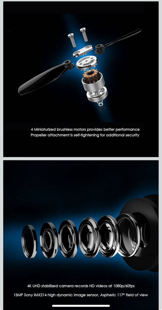 【新品 未開封】WINGSLAND S6 4K ドローン