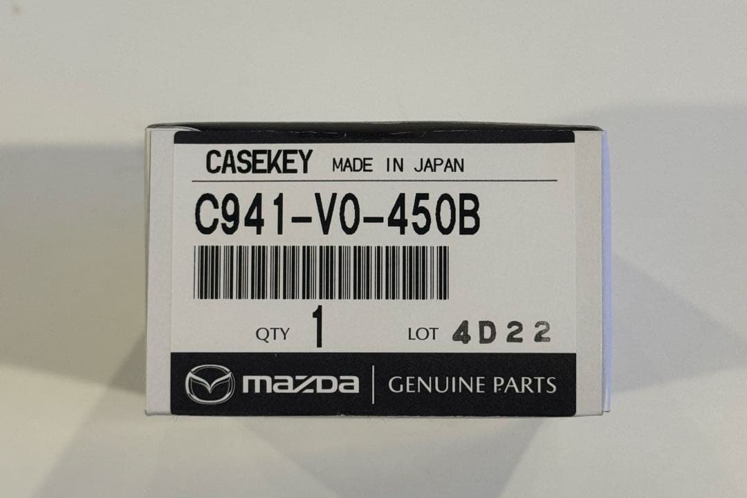 MAZDA 純正セレクティブキーシェル プラチナクォーツM