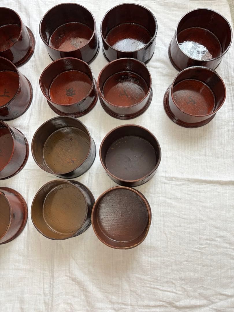 秋田　曲げわっぱ　丸弁当箱　昭和レトロ　レア