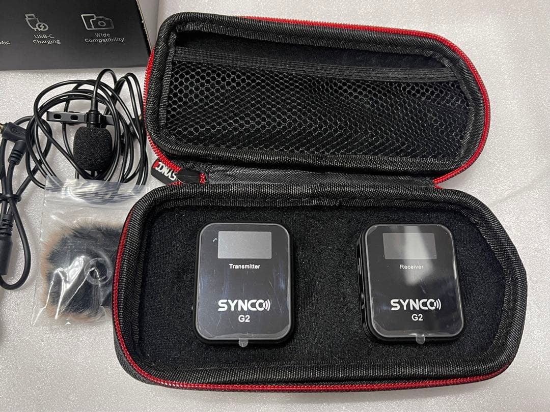 【新品未使用】SYNCO G2(A1) ワイヤレスピンマイクシステム フルセット