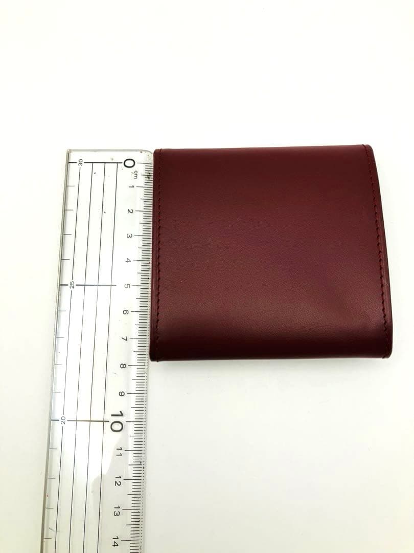 新品　Cartier ケース　レザー　ボルドー