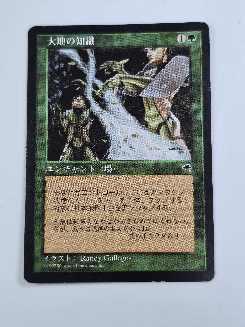MTG 《大地の知識/Earthcraft》[TMP] 日本語