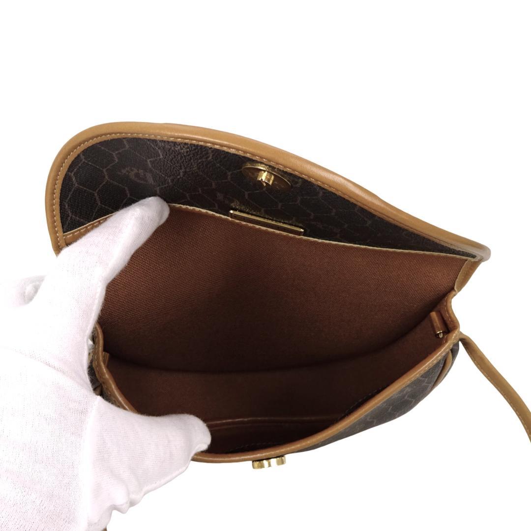 本物 良品 ■クリスチャンディオール■ハニカム 斜めがけショルダーバッグ