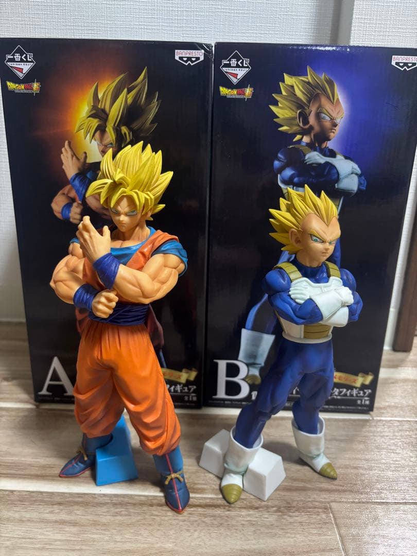 ドラゴンボール メモリーズ 超サイヤ人 孫悟空 ベジータ A賞 B賞 一番くじ
