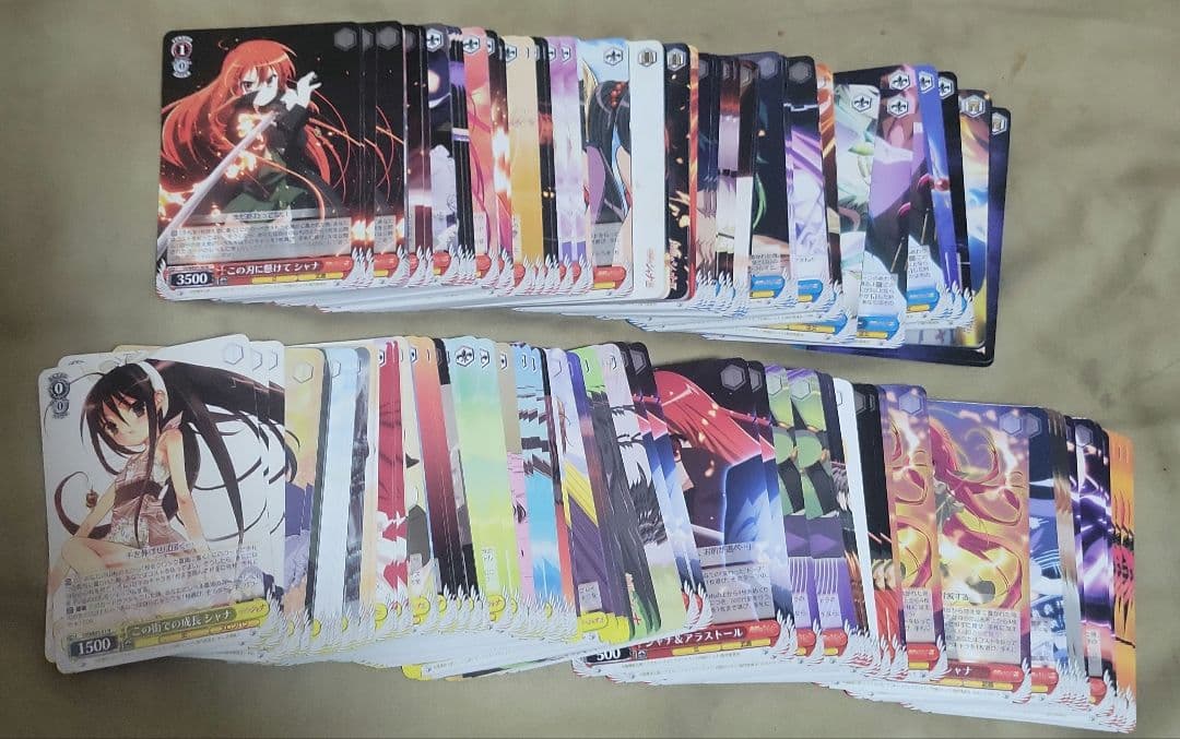 ヴァイス　プレミアムブースター 灼眼のシャナ N 4コン＋パーツ