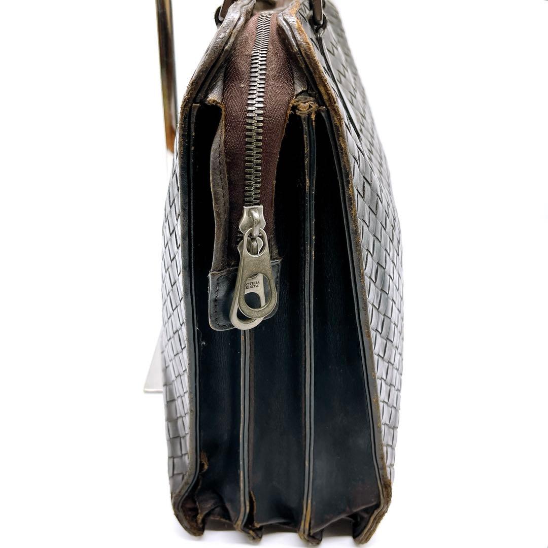 BOTTEGA VENETA ボッテガベネタ イントレチャート　ダークブラウン