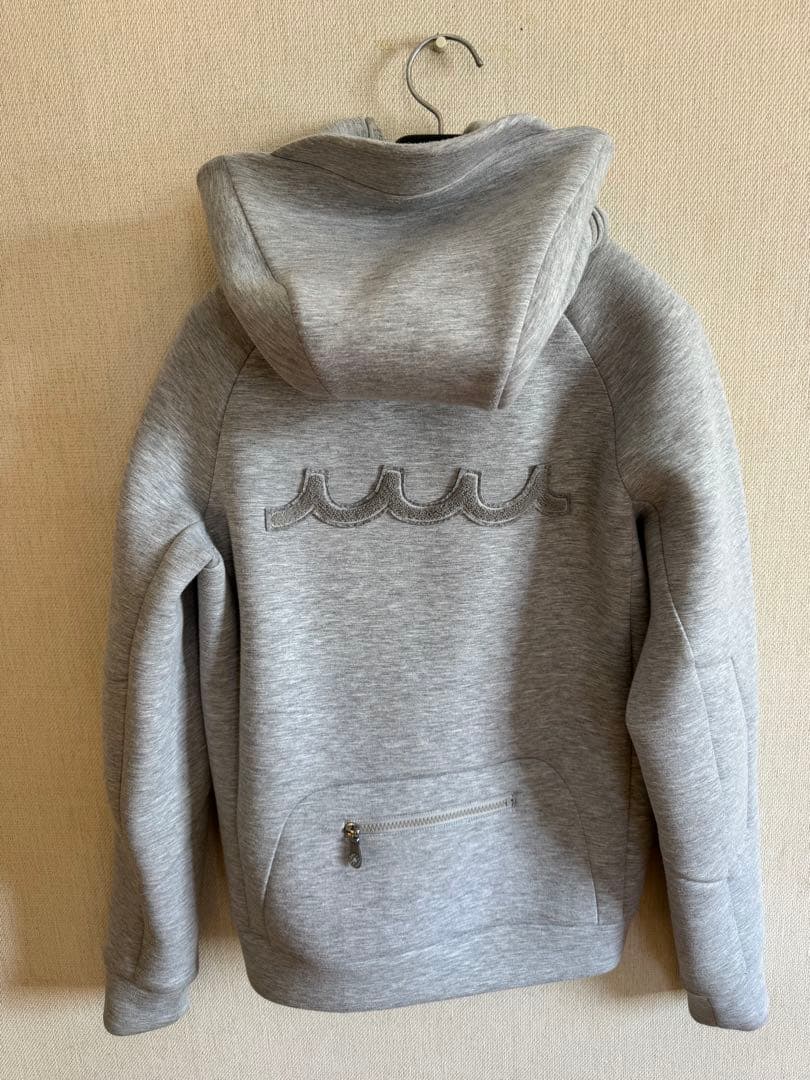 muta MARINE ムータマリン ボンディングパーカー M ライトグレー