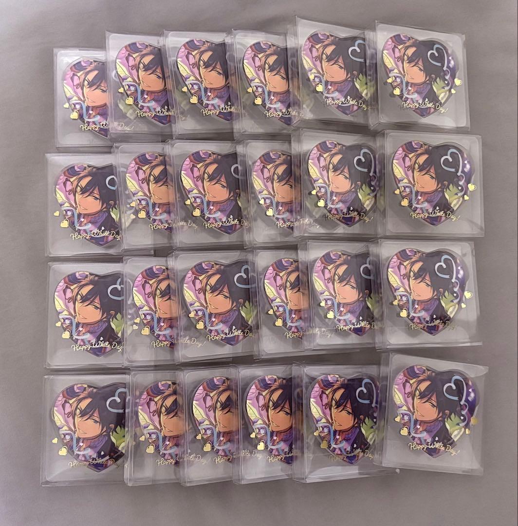 あんスタ 氷鷹北斗 ホワイトデー ハート缶バッジ