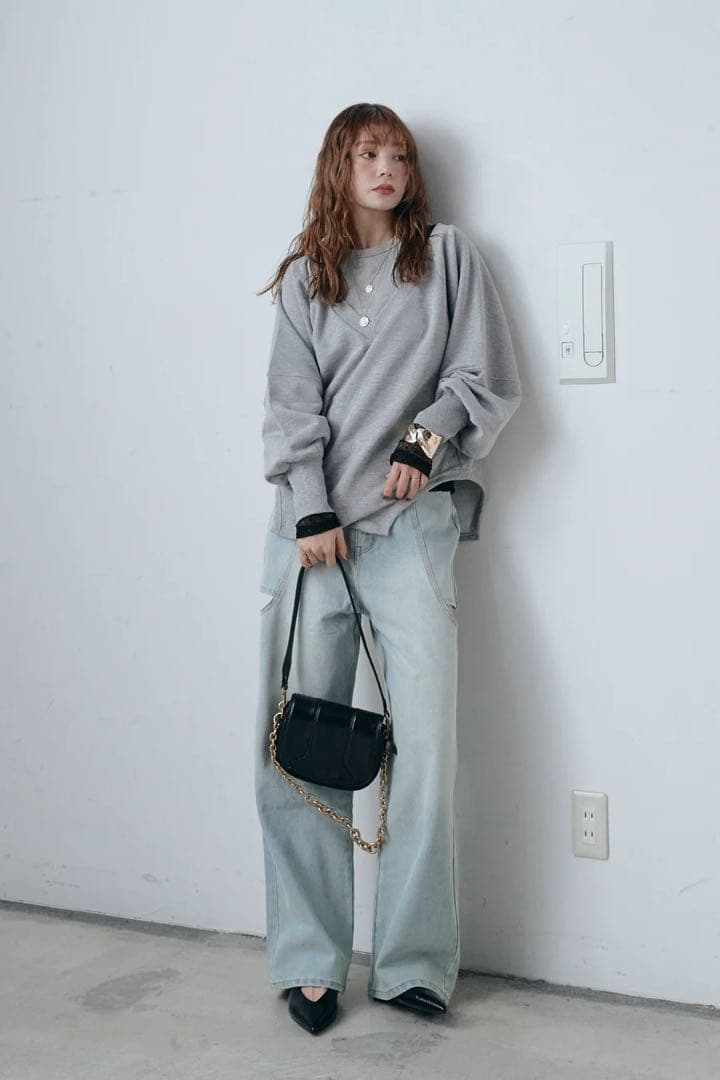 iamalpha デニム トップス セット