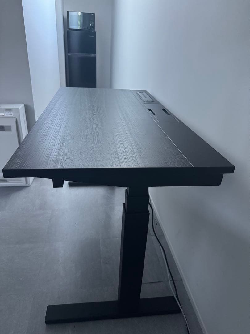 【送料込み！】IKEA ミッツォーン 昇降式デスク ブラック オフィスデスク