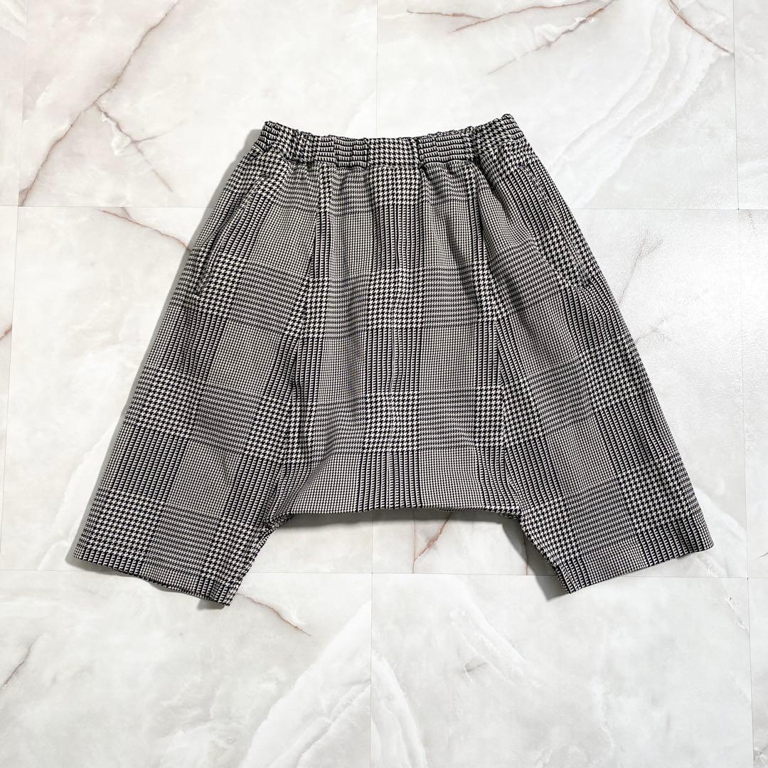 A16631 美品 コムデギャルソンコムデギャルソン　千鳥 ハーフサルエルパンツ
