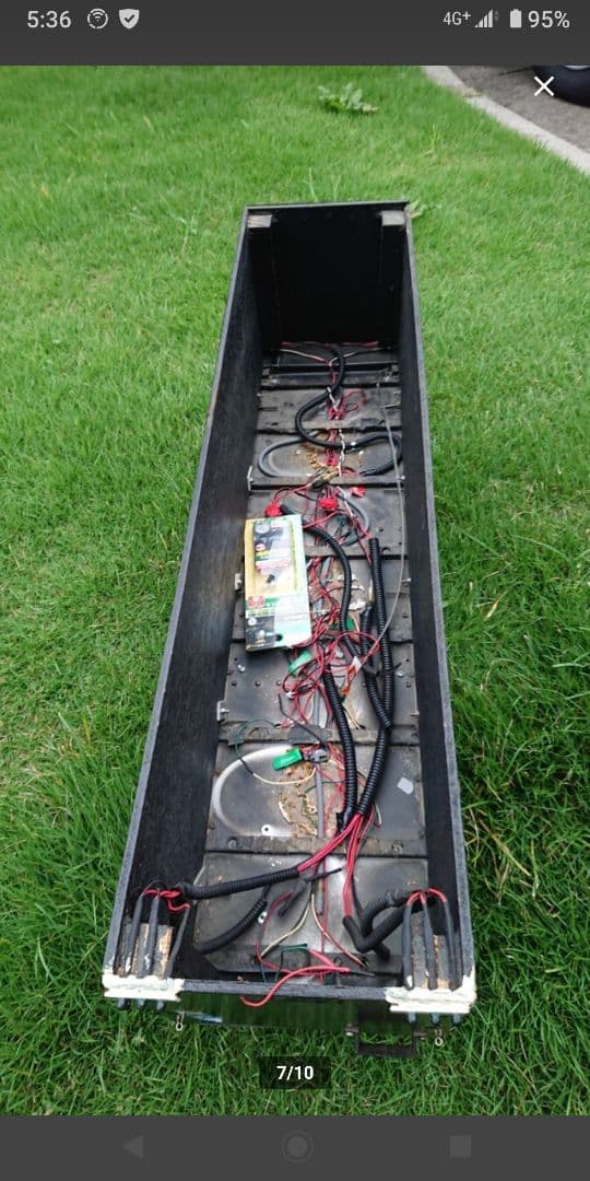 1/14 タミヤ　フラットベッドベース　スクラップ台車