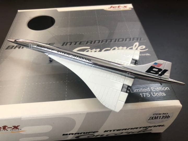 航空機・ヘリコプター Jet-X 1/400 Concorde BRANIFF Chrome