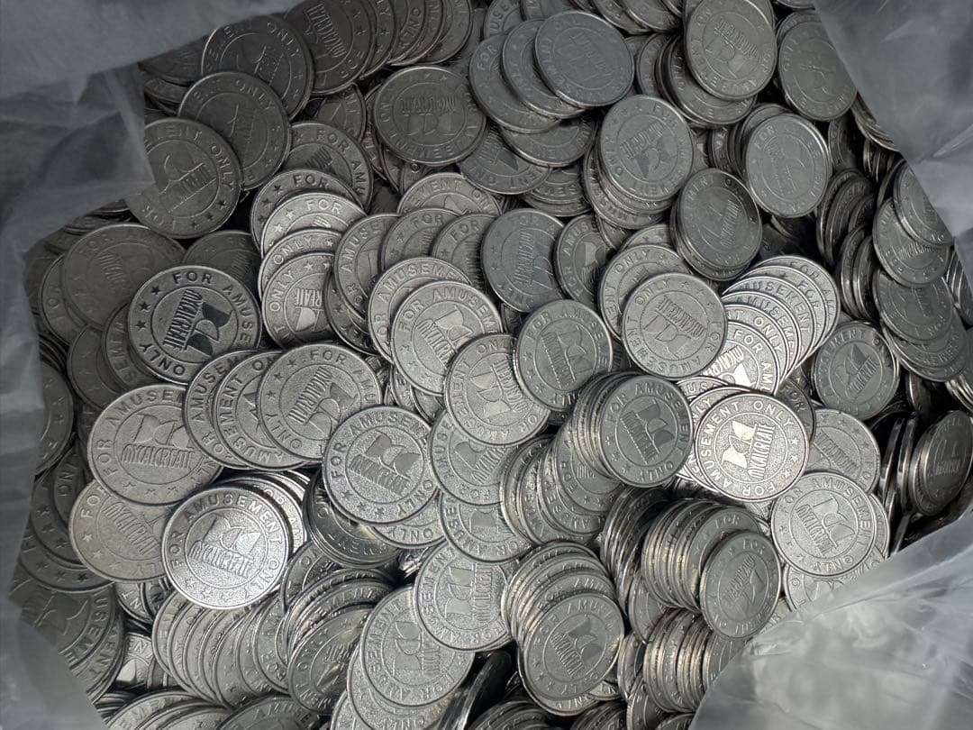 専用、3000枚 アミューズメント ゲームセンター メダル 同一絵柄