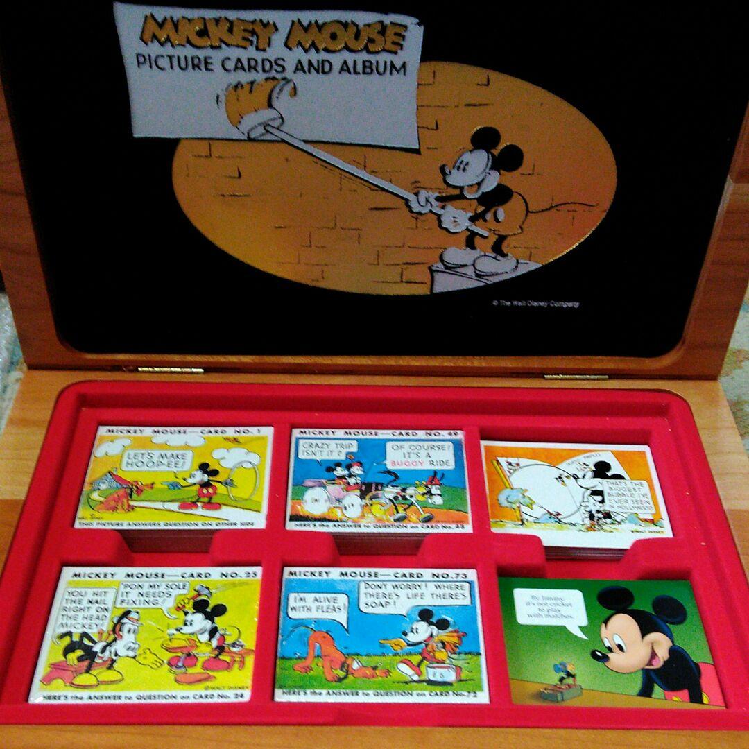 ミッキーマウス　ピクチャーカード　アルバムセット