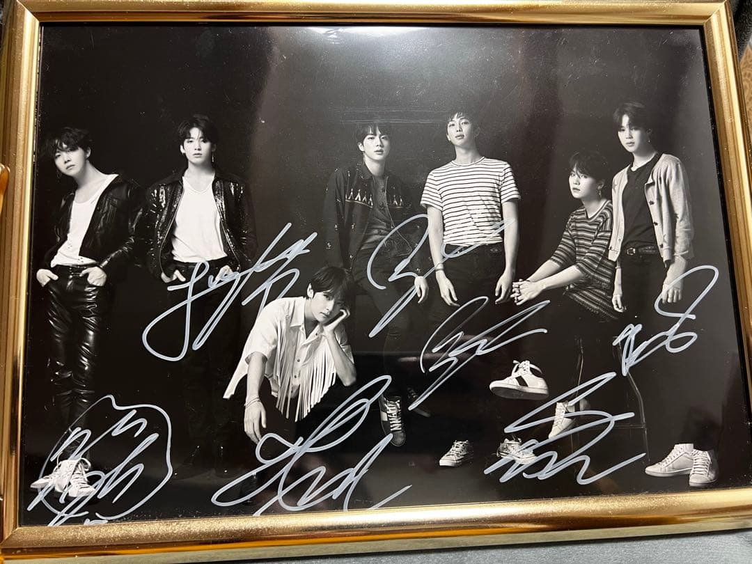 BTS ミニポスター 直筆サイン入り